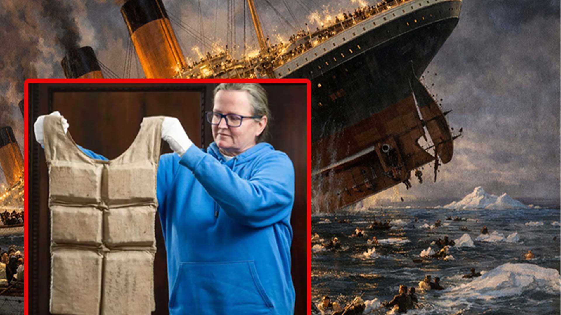 تاریخی ریکارڈ نیلامی، ٹائی ٹینک سے جڑی لائف جیکٹ نے سب کو کیاحیران