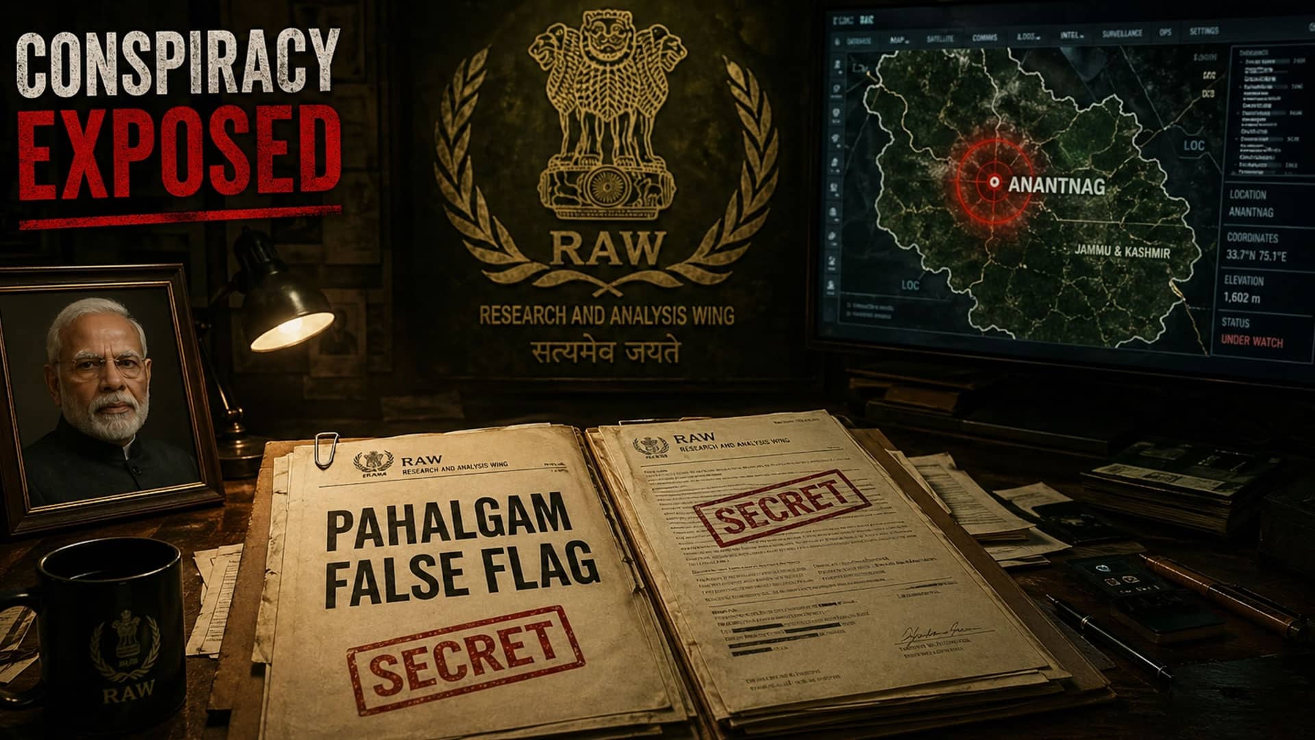 پہلگام فالس فلیگ آپریشن بے نقاب، بھارتی خفیہ ایجنسی ’را‘ کی لیک دستاویزات میں اصل کردار سامنے آگئے