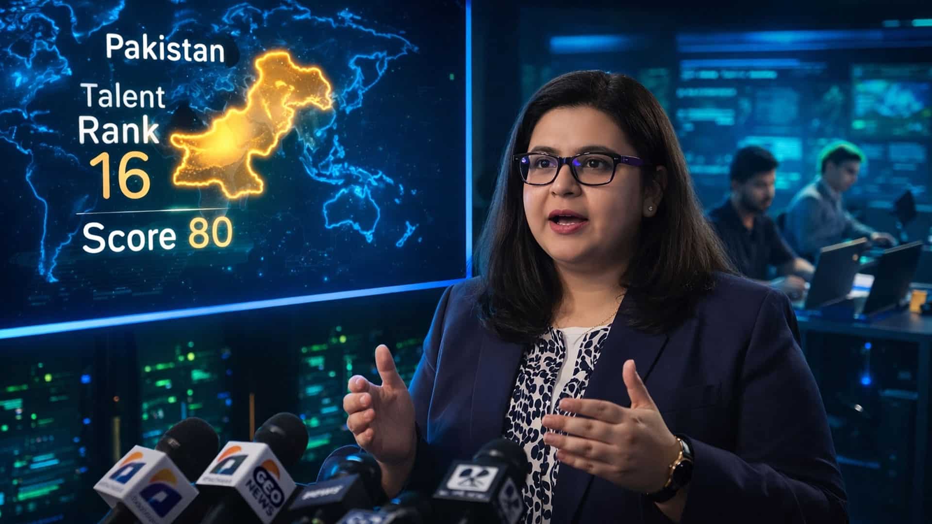 عالمی آئی ٹی نقشے پر پاکستان کا راج، آؤٹ سورسنگ ٹیلنٹ انڈیکس میں چین اور برطانیہ کو بھی پیچھے چھوڑ دیا