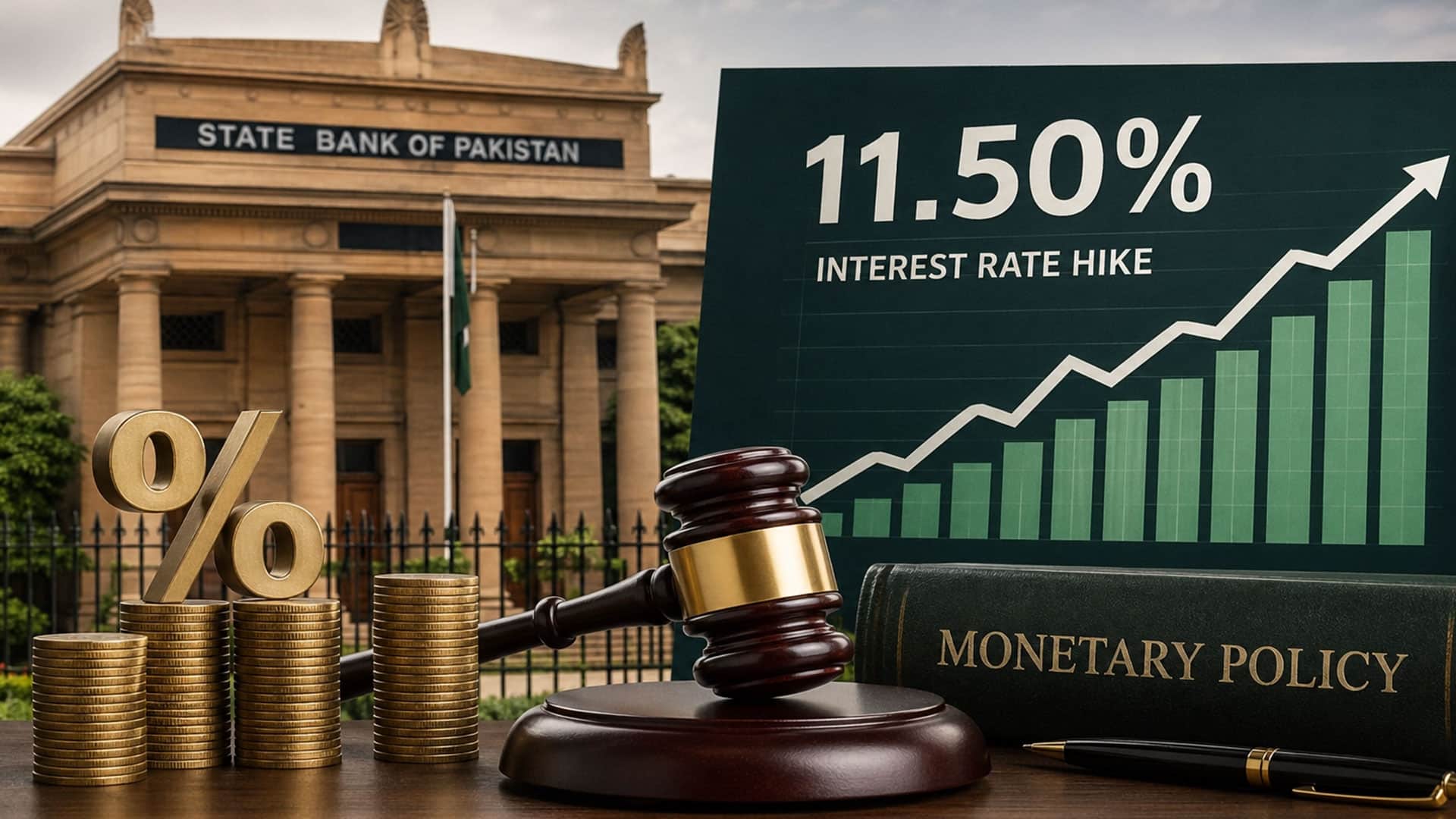 مانیٹری پالیسی جاری، شرح سود ایک فیصد کا اضافہ