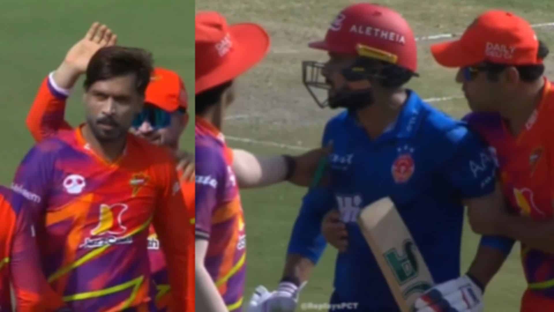 پی ایس ایل 11: محمد عامر اور فہیم اشرف کے درمیان تلخ کلامی، وجہ سامنے آگئی