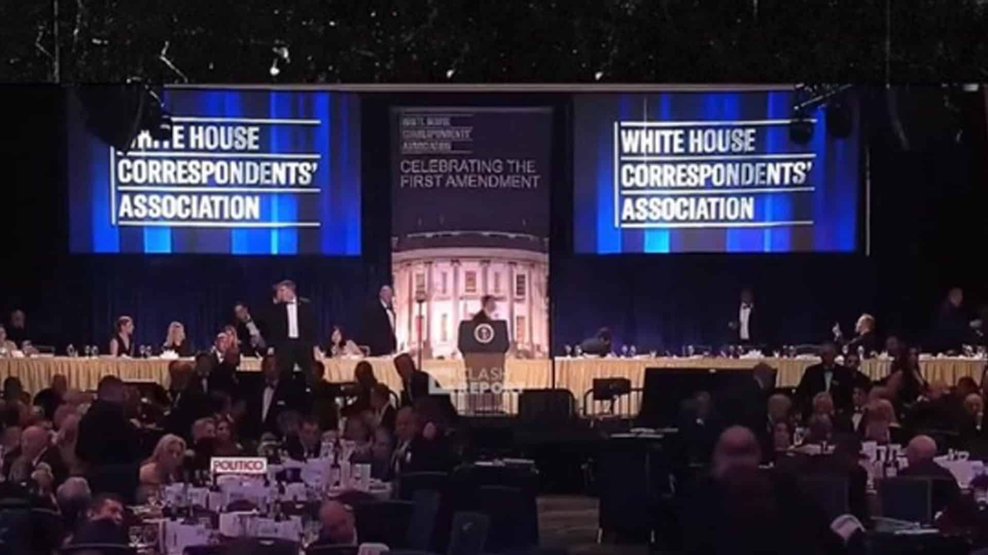 واشنگٹن،وائٹ ہائوس کریسپونڈنٹس ڈنر کے دوران فائرنگ کی آوازیں سنی گئیں