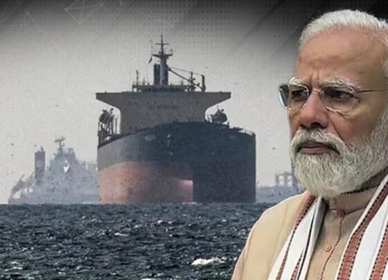 مودی کی ناکام سفارتکاری ، آبنائے ہرمز میں بھارتی جہازوں کی بڑی تعداد محصور