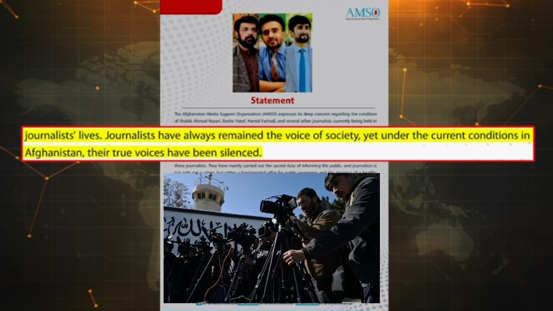 افغان طالبان رجیم  نے آزادی صحافت کا گلا گھونٹ دیا، صحافتی تنظیم کاسخت ردعمل