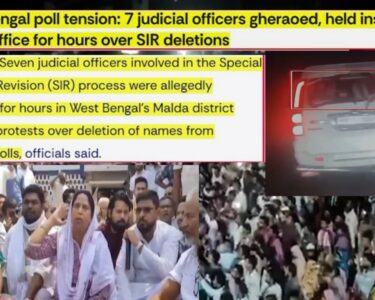 انتخابی دھاندلی اور ملی بھگت سے عوامی مینڈیٹ پر ڈاکے کیخلاف بھارت میں ہنگامے پھوٹ پڑے