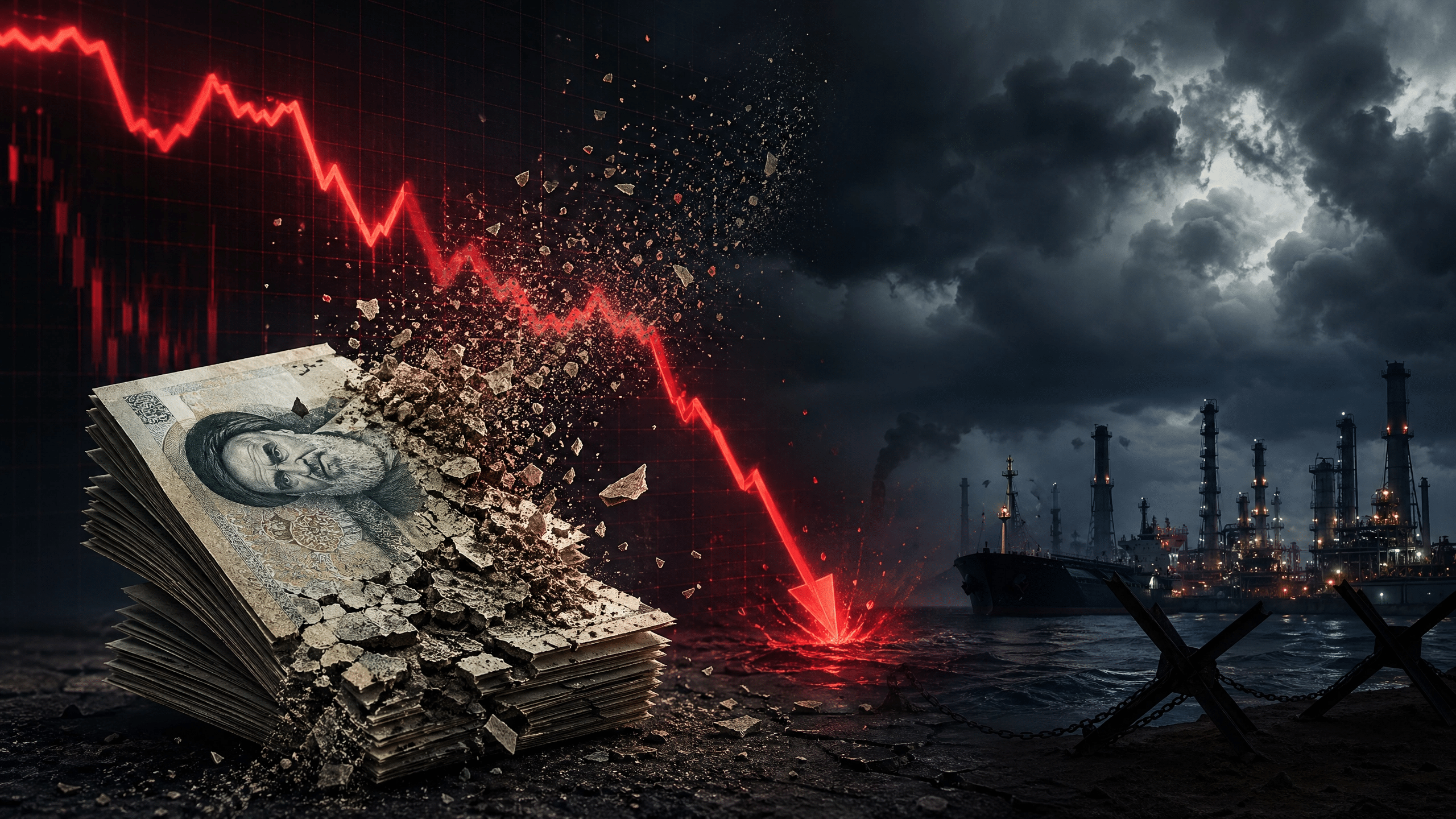 1 ڈالر میں 18 لاکھ ایرانی ریال، تہران کی معیشت کو سنگین خطرات لاحق