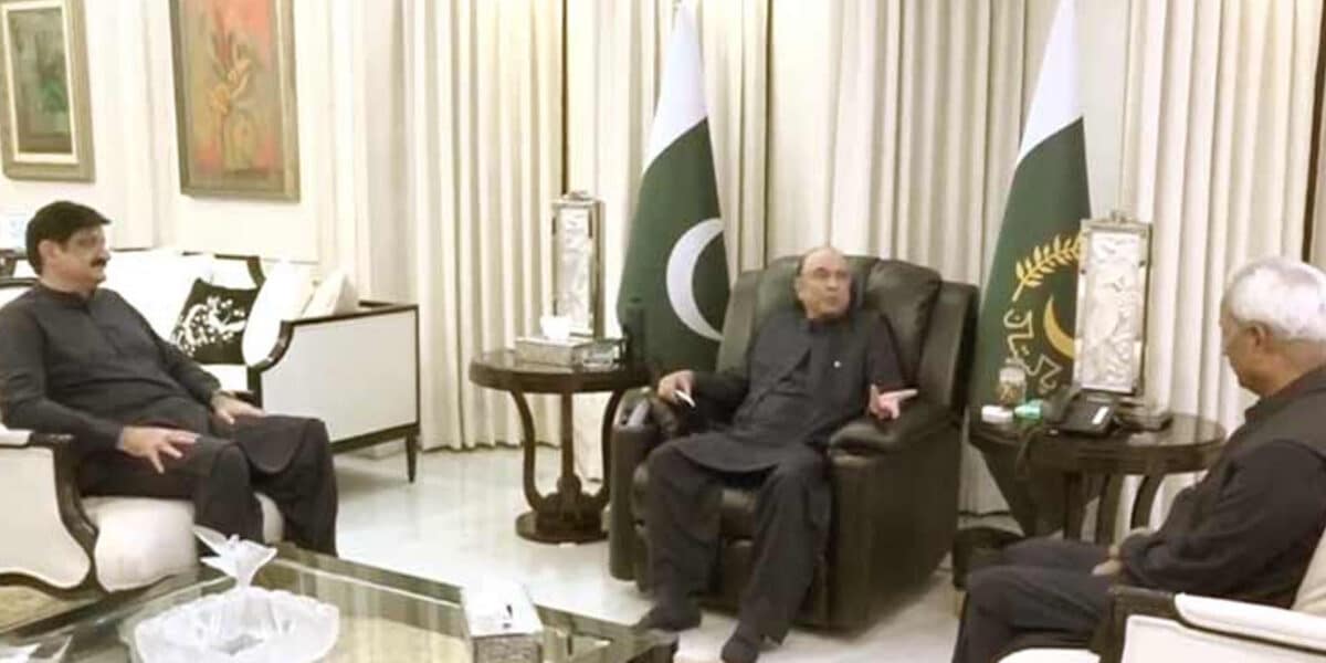 آصف زردار اور وزیر اعلی سندھ ملاقات