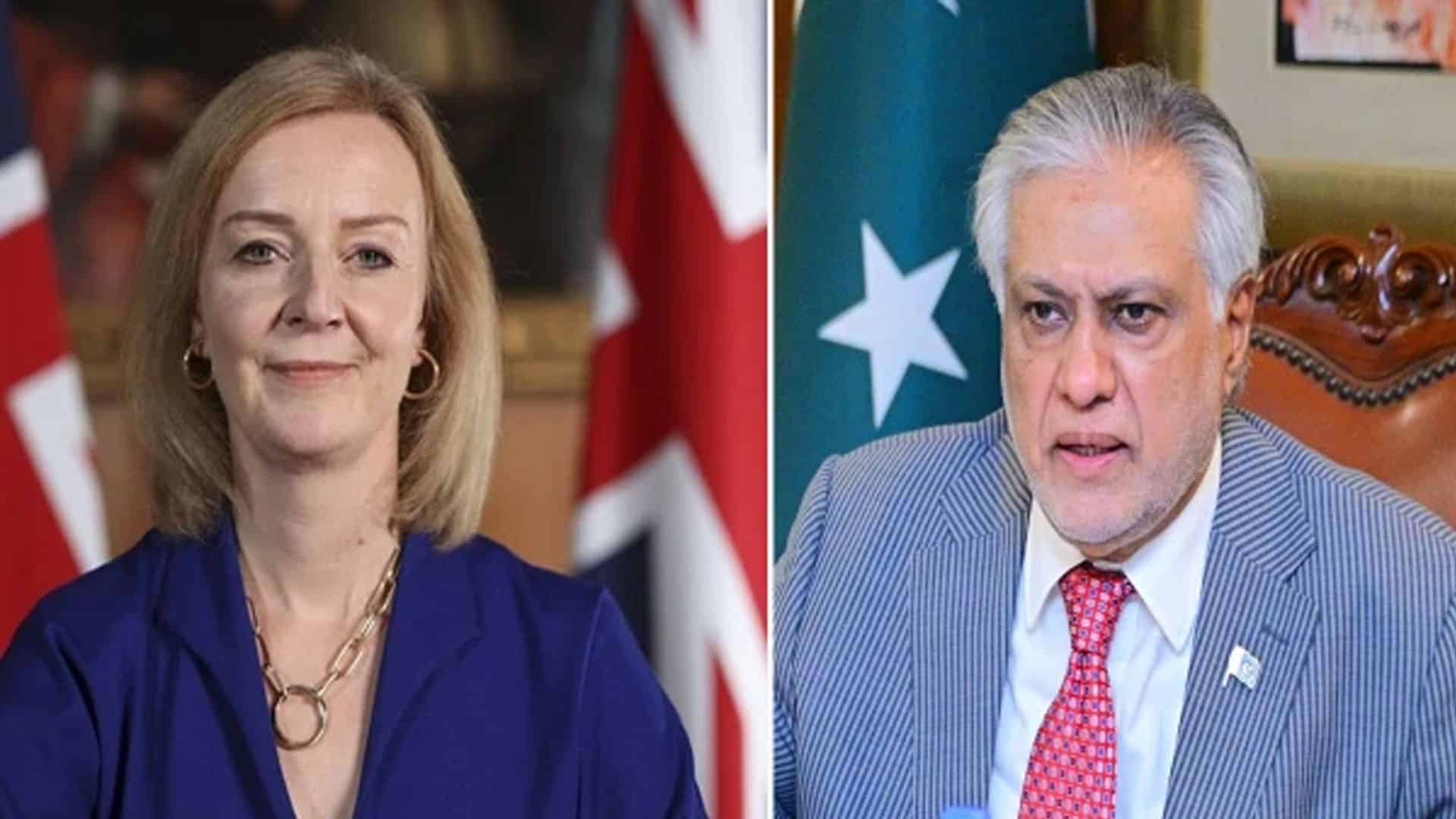 اسحاق ڈارکا برطانوی وزیرخارجہ سے رابطہ، خطے کی صورتحال پرتبادلہ خیال