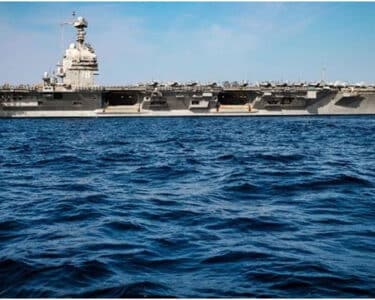 امریکی طیارہ بردار بحری جہاز