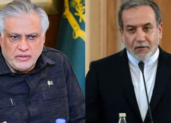 ایرانی وزیر خارجہ ،اسحاق ڈار