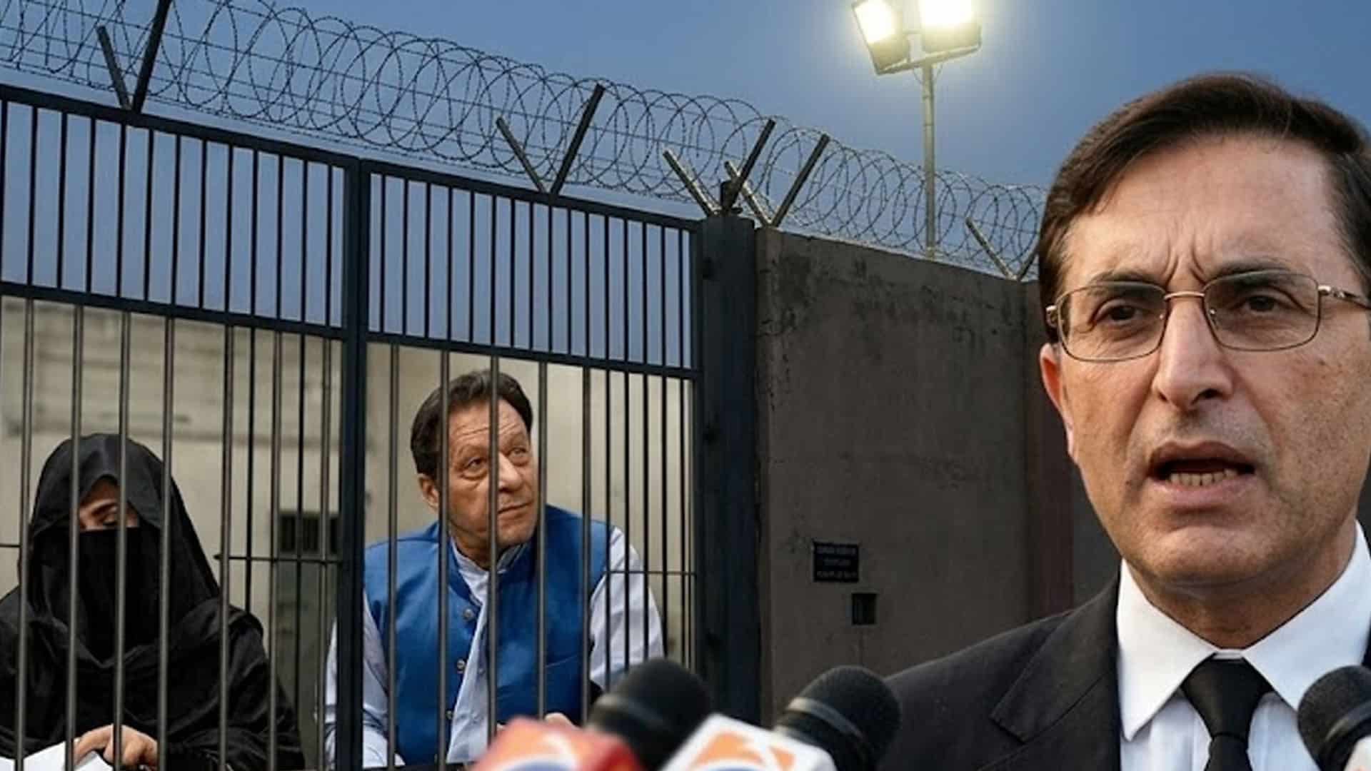 عمران خان اور بشریٰ بی بی کی رہائی سے متعلق بیرسٹر گوہرکا اہم بیان آگیا