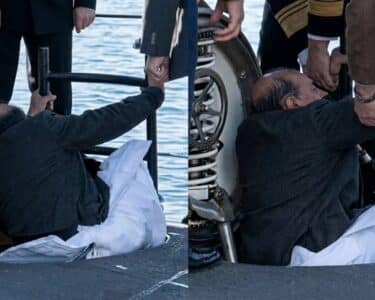 بھارتی وزیردفاع اپنا ہی دفاع کرنے سے قاصر ! آبدوز میں داخل ہوتے ہوئے پھنس گئے، ویڈیو وائرل