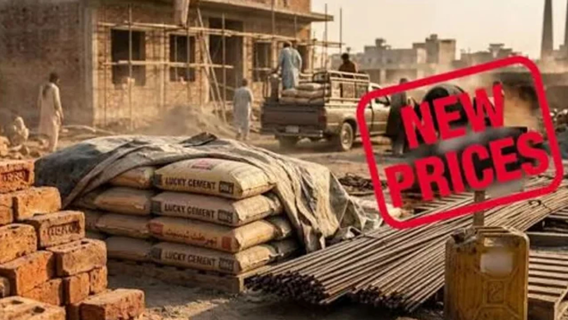 سیمنٹ، اینٹوں اور سریے کی نئی قیمتیں جاری
