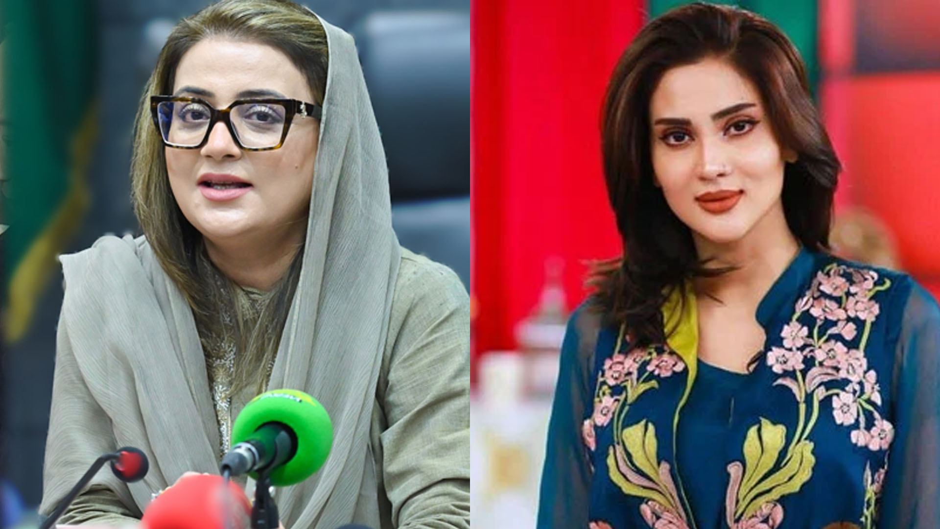 فضا علی کی وائرل ویڈیو،عظمیٰ بخاری کا رد عمل بھی آگیا