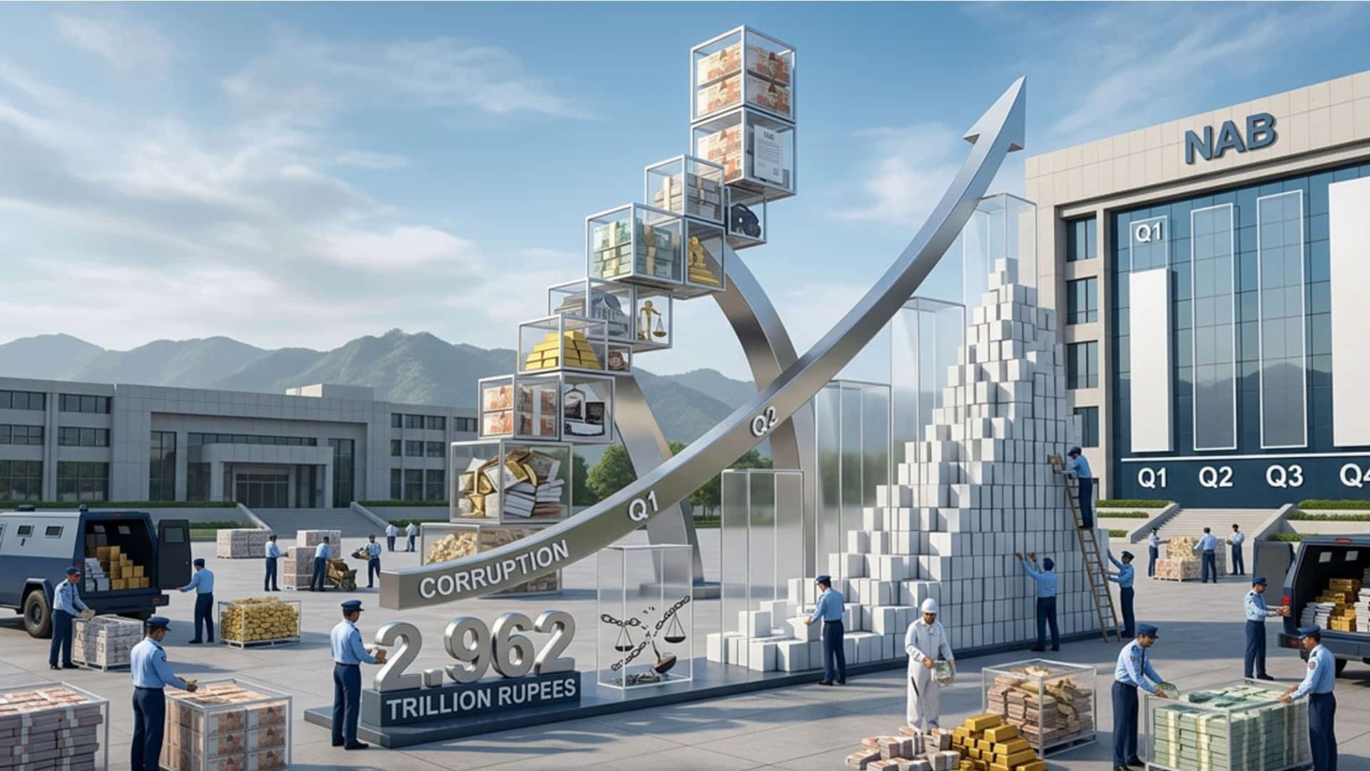 2026 کی پہلی سہ ماہی میں 2.962 ٹریلین روپے کی ریکوری ہوئی،چیئر مین نیب