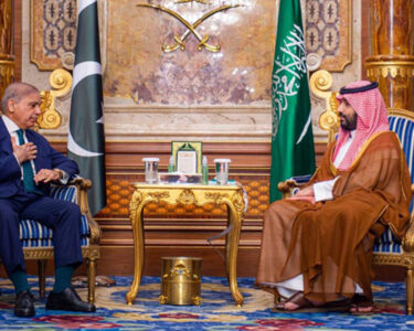 وزیر اعظم کی سعودی ولی عہد سے ملاقات