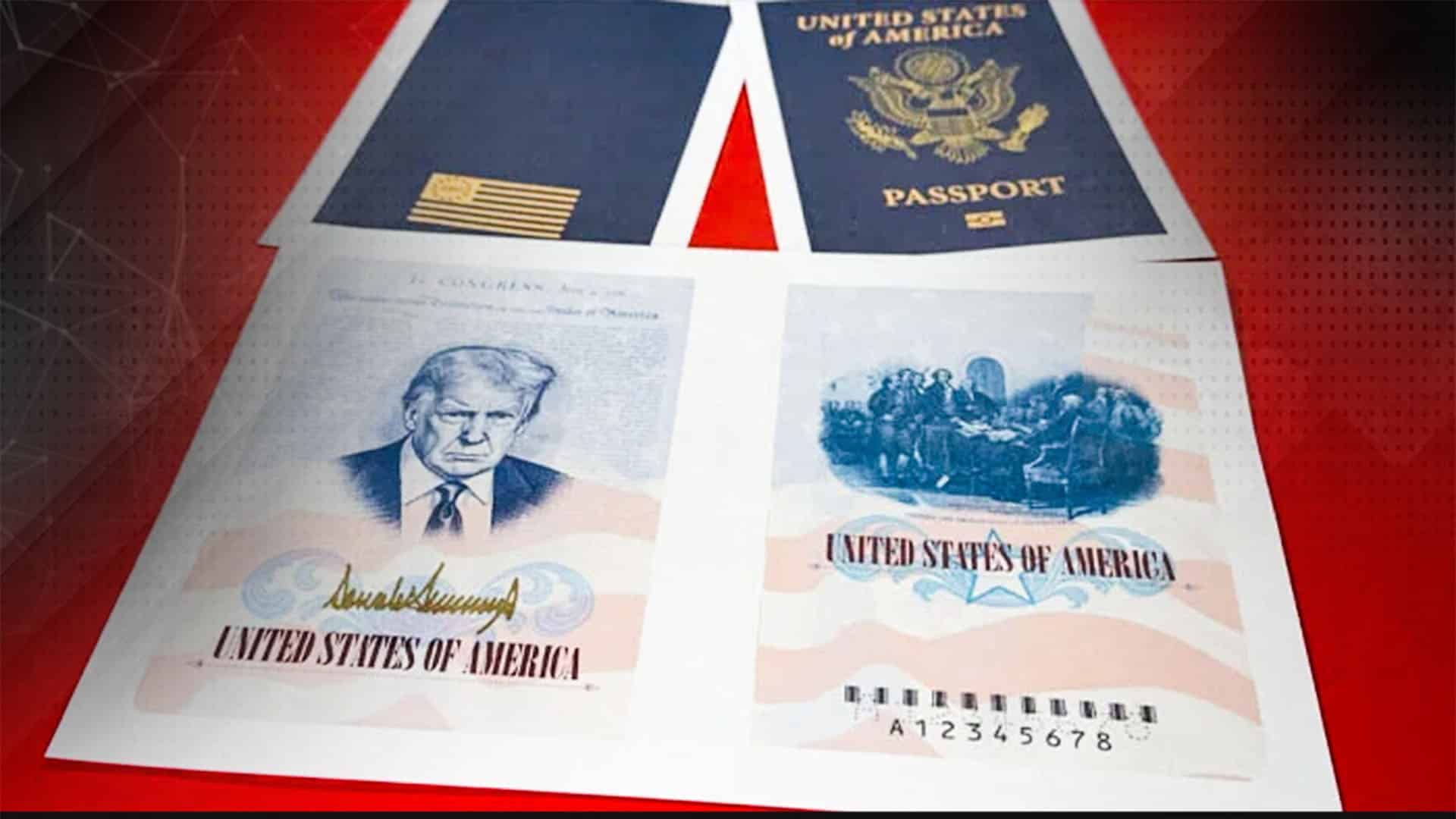 امریکی پاسپورٹس میں بڑی تبدیلی، ٹرمپ کی تصویر اور سنہری دستخط شامل کرنے کا اعلان