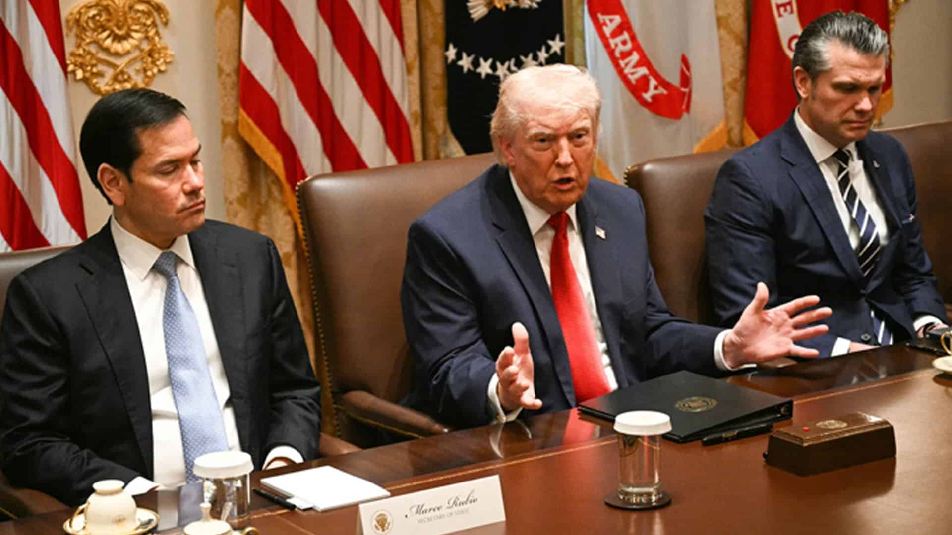 ٹرمپ کی زیر صدارت اہم اجلاس،ایران کی صورتحال پرمشاورت،امریکی میڈیا