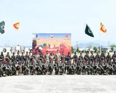 پاکستان سری لنکا افواج مشترکہ مشق