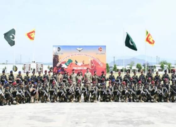 پاکستان سری لنکا افواج مشترکہ مشق