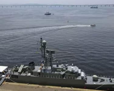 چین سے ایران آنیوالا تجارتی جہاز