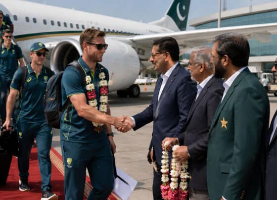 آسٹریلوی کرکٹ ٹیم پاکستان پہنچ گئی، راولپنڈی میں پہلا میچ