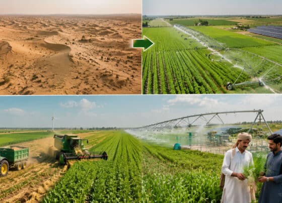 بھکر کا بنجر رقبہ صرف 60 دن میں جدید زرعی مرکز میں تبدیل