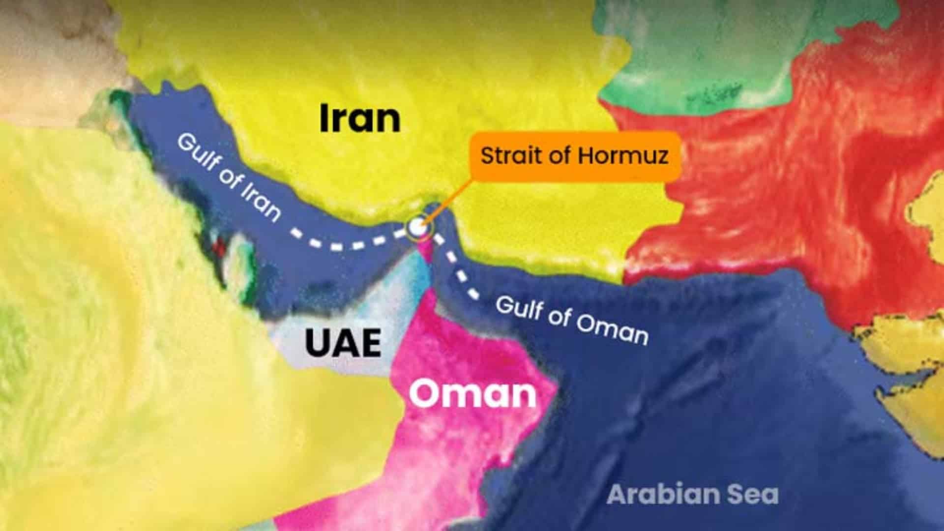 ایران کی جانب سے آبنائے ہرمز میں جہازوں کی آمد ورفت کیلئے نیا نظام متعارف