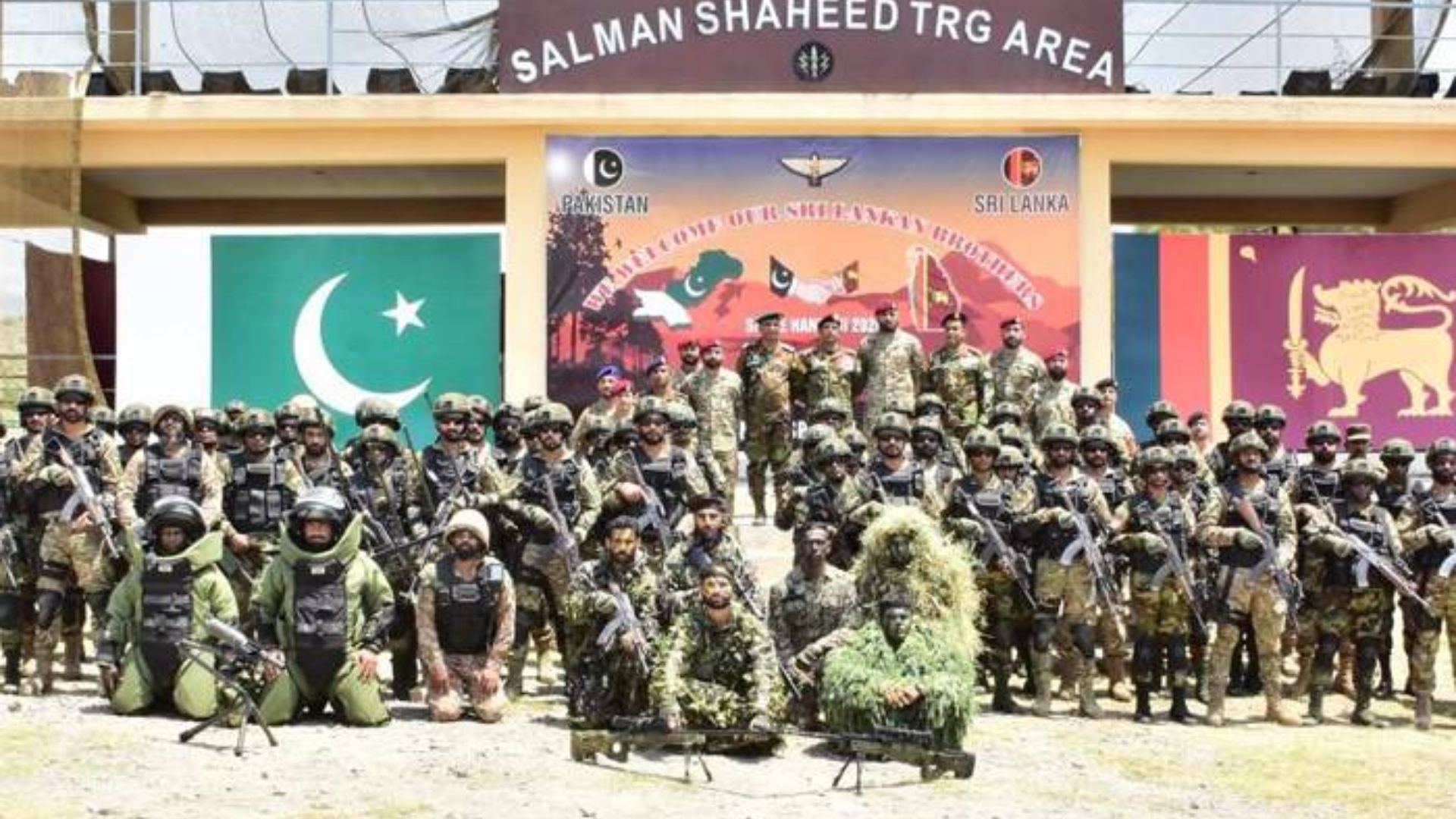 پاک سری لنکا مشترکہ انسداد دہشتگردی مشق”شیک ہینڈز ٹو” تربیلا میں اختتام پذیر