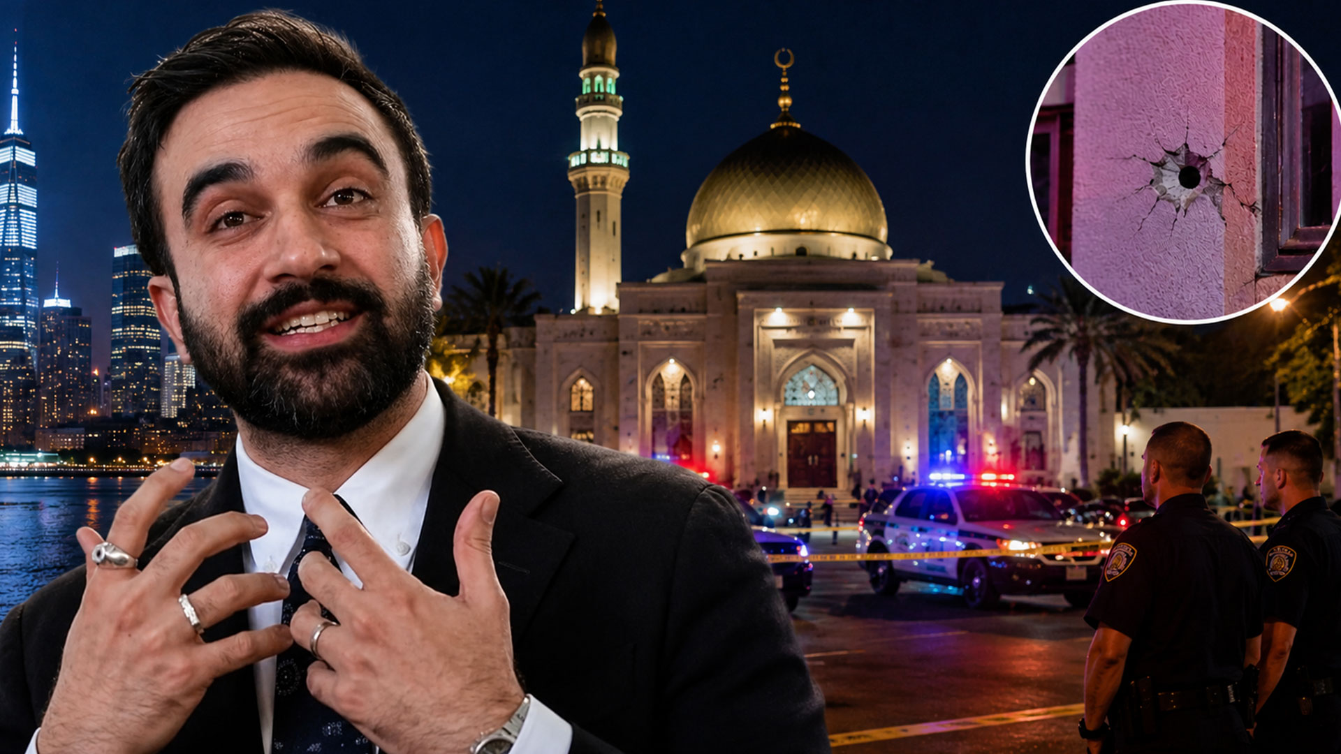 سان ڈیاگومیں اسلامی مرکز کے باہر فائرنگ کا واقعہ، نیویارک میئر ظہران ممدانی کا اسلاموفوبیا کے خلاف بڑا اعلان
