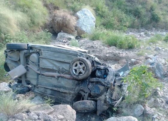 سوات میں گاڑی گہری کھائی میں جا گری، 11 افراد جاں بحق