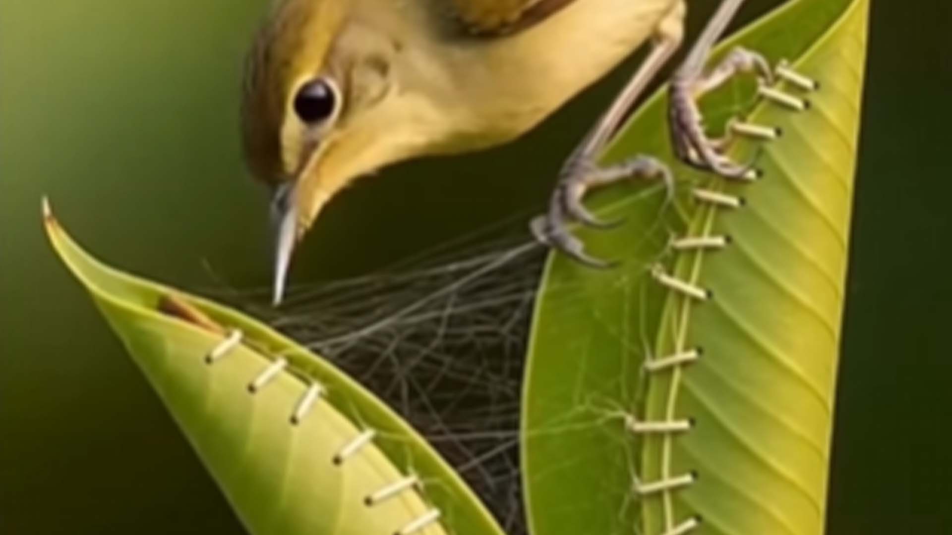 پرندوں کی دنیا کا ننھا انجینئر، درزی چڑیا کا حیرت انگیز گھونسلا