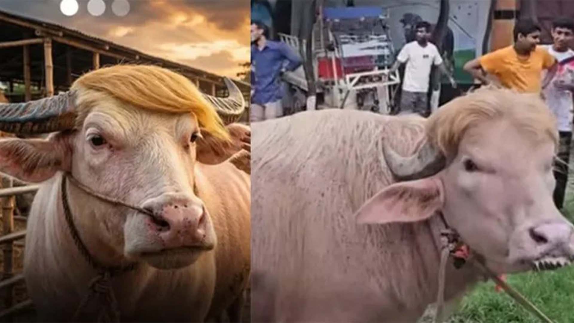 بنگلہ دیش میں ٹرمپ کے مشابہ بھینسامرکز نگاہ