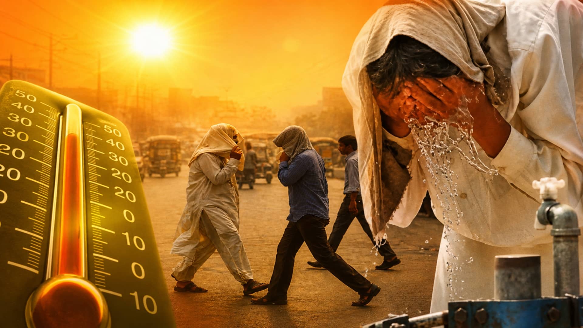 کراچی شدید گرمی کی لپیٹ میں ، ماہرین کی شہریوں کو بلا ضرورت گھروں سے نہ نکلنے کی ہدایت