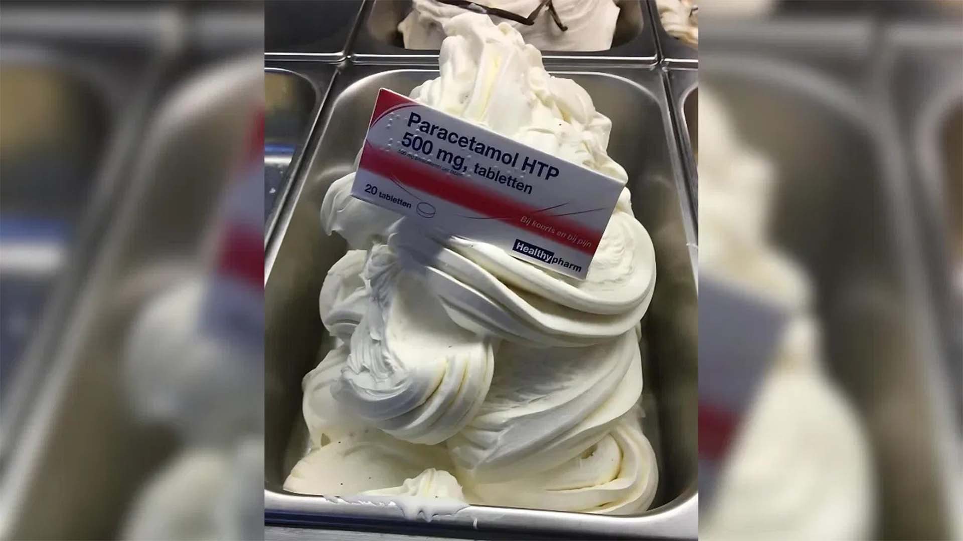 نیدرلینڈز میں انوکھی پین کلر آئس کریم