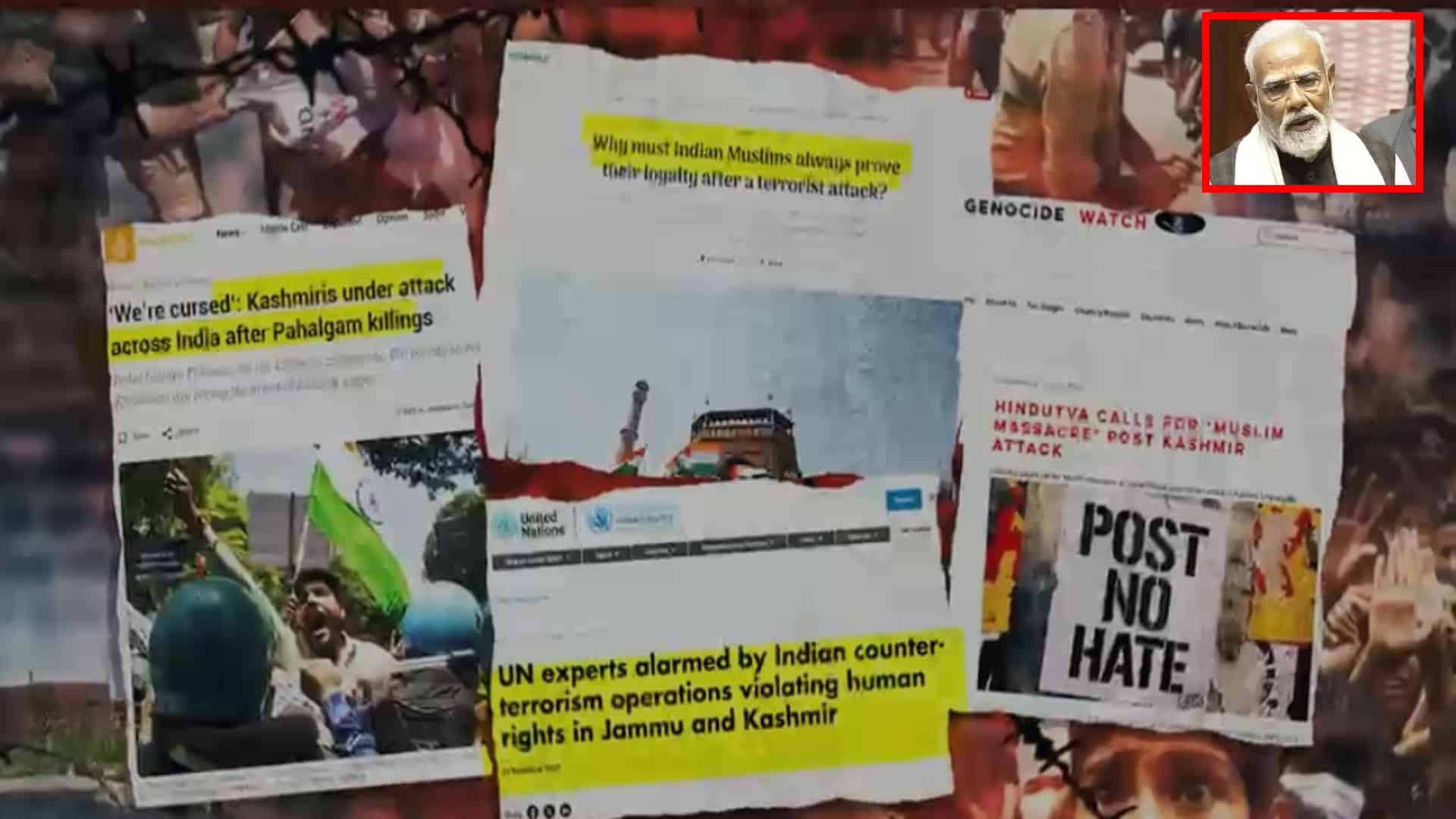 ہندوتوا نظریہ کی پرچار، مقبوضہ کشمیر میں سنگین انسانی جرائم کی شرمناک تاریخ