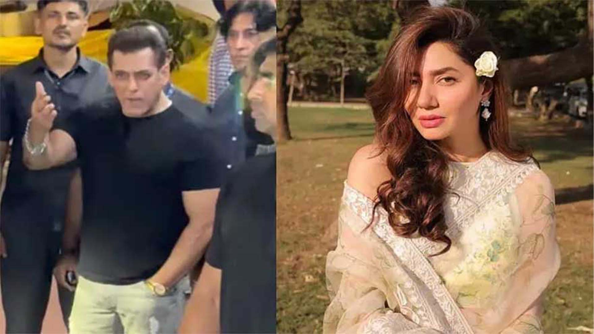 سلمان خان کی ویڈیو پر ماہرہ خان کا ردعمل سوشل میڈیا پر وائرل