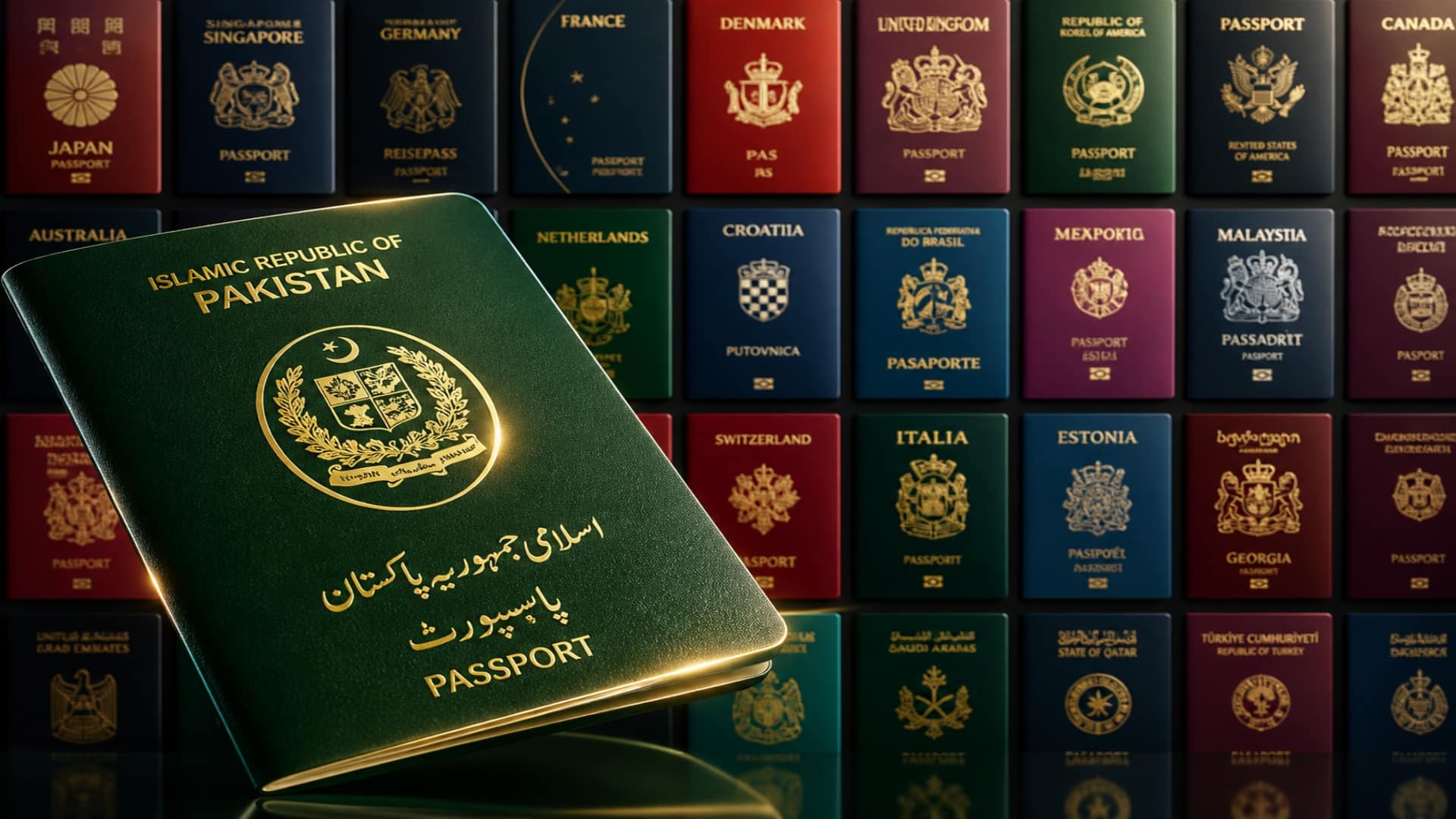 دنیا کے طاقتور پاسپورٹس کی نئی فہرست جاری ، پاکستان کی پوزیشن کیا ہے؟