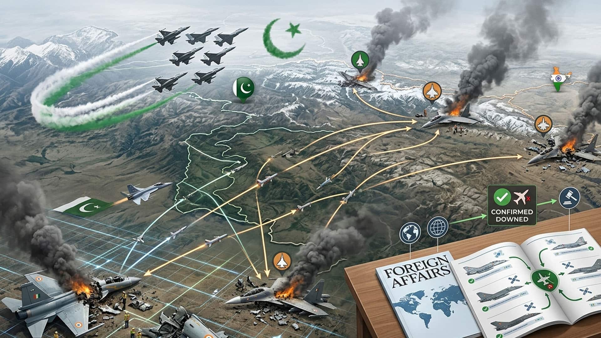 معرکۂ حق میں پاکستان نے کئی بھارتی جنگی طیارے مار گرائے،عالمی امور کے اعلیٰ تجزیاتی جریدے فارن افیئرز نے بھی تصدیق کردی