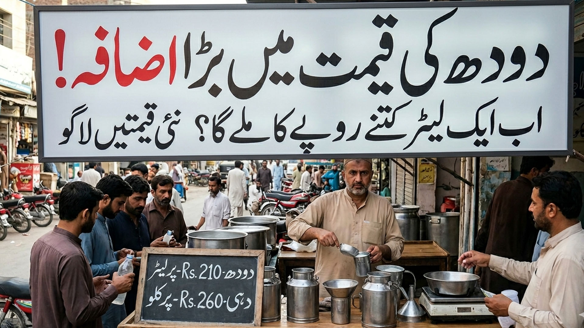 پیٹرول اور ڈیزل کی قیمتوں میں حالیہ اضافے کے بعد دودھ فروشوں نے بھی قیمتیں بڑھا دیں