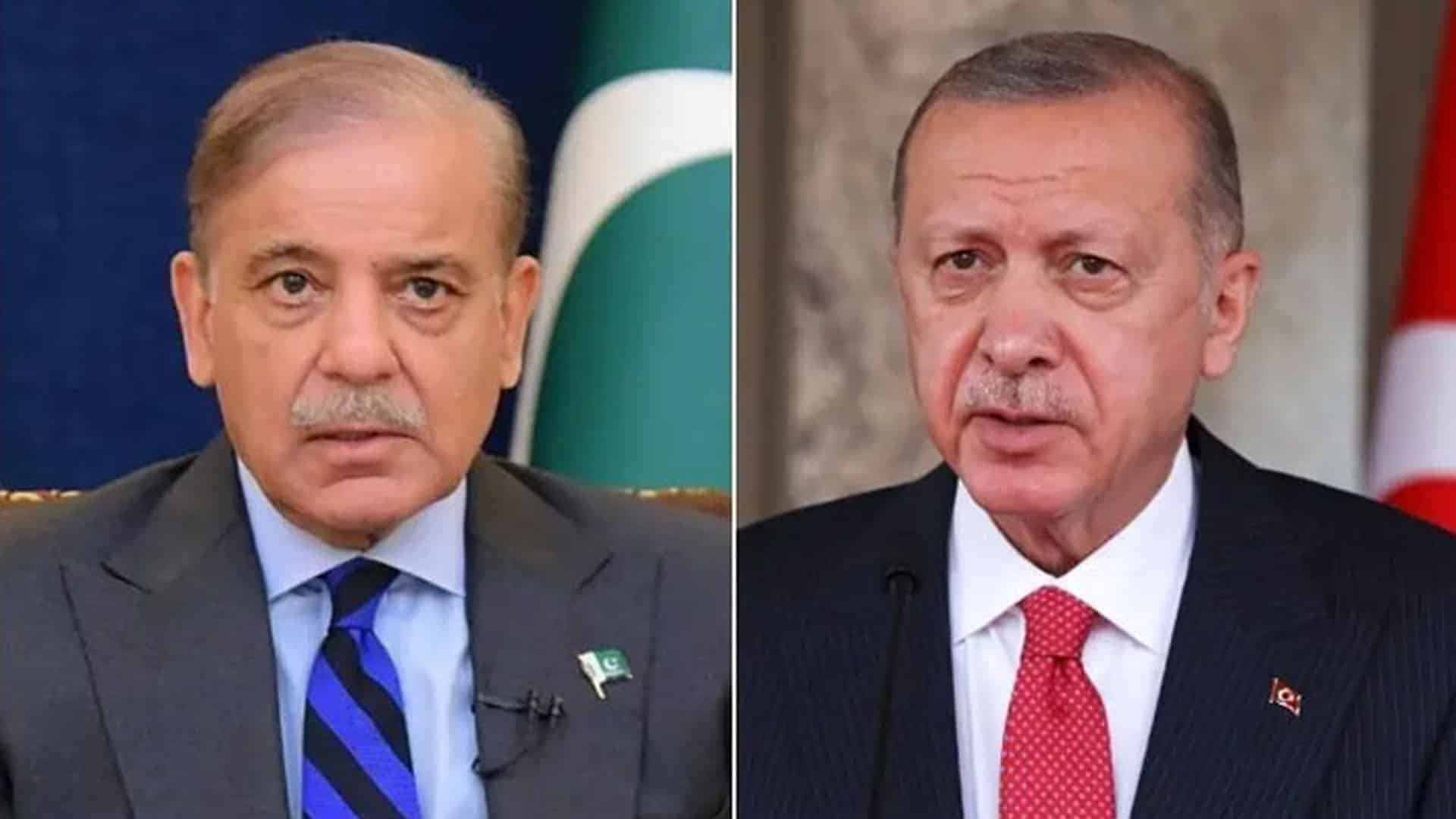 وزیر اعظم شہباز شریف اور ترکیہ کے صدر کا رابطہ،تجارت،سرمایہ کاری بڑھانے پر اتفاق