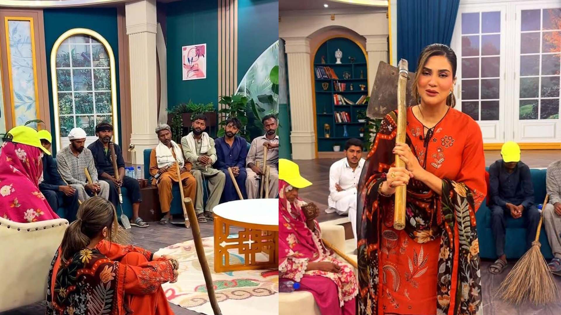 فضاعلی پر یومِ مزدور شو کے بعد تنقید، سوشل میڈیا پر نئی بحث چھڑ گئی