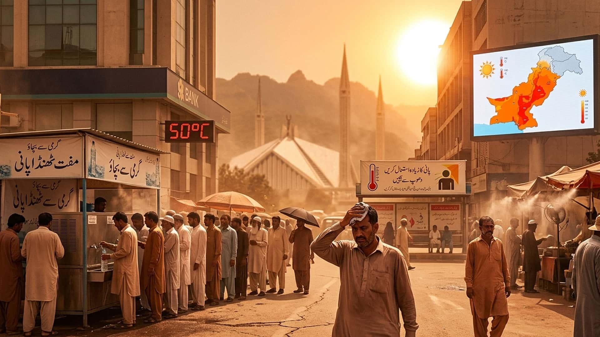 ملک بھر میں ہیٹ ویو کا الرٹ جاری، درجہ حرارت 50 ڈگری تک جانے کا امکان