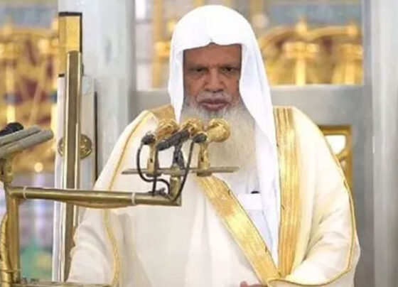 مسجد نبوی ﷺکے امام و خطیب شیخ علی الحذیفی