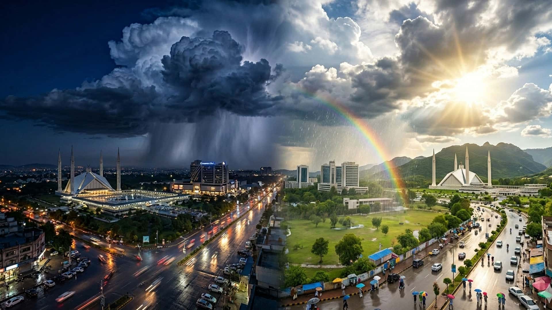 اسلام آباد اورراولپنڈی میں بارش، موسم خوشگوار،آئندہ 24گھنٹے موسم کیسا رہے گا؟