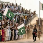 واہگہ بارڈر پر جشن آزادی کی پروقار تقریب، عوام کی بڑی تعداد میں شرکت،  جوش و جذبہ دیدنی