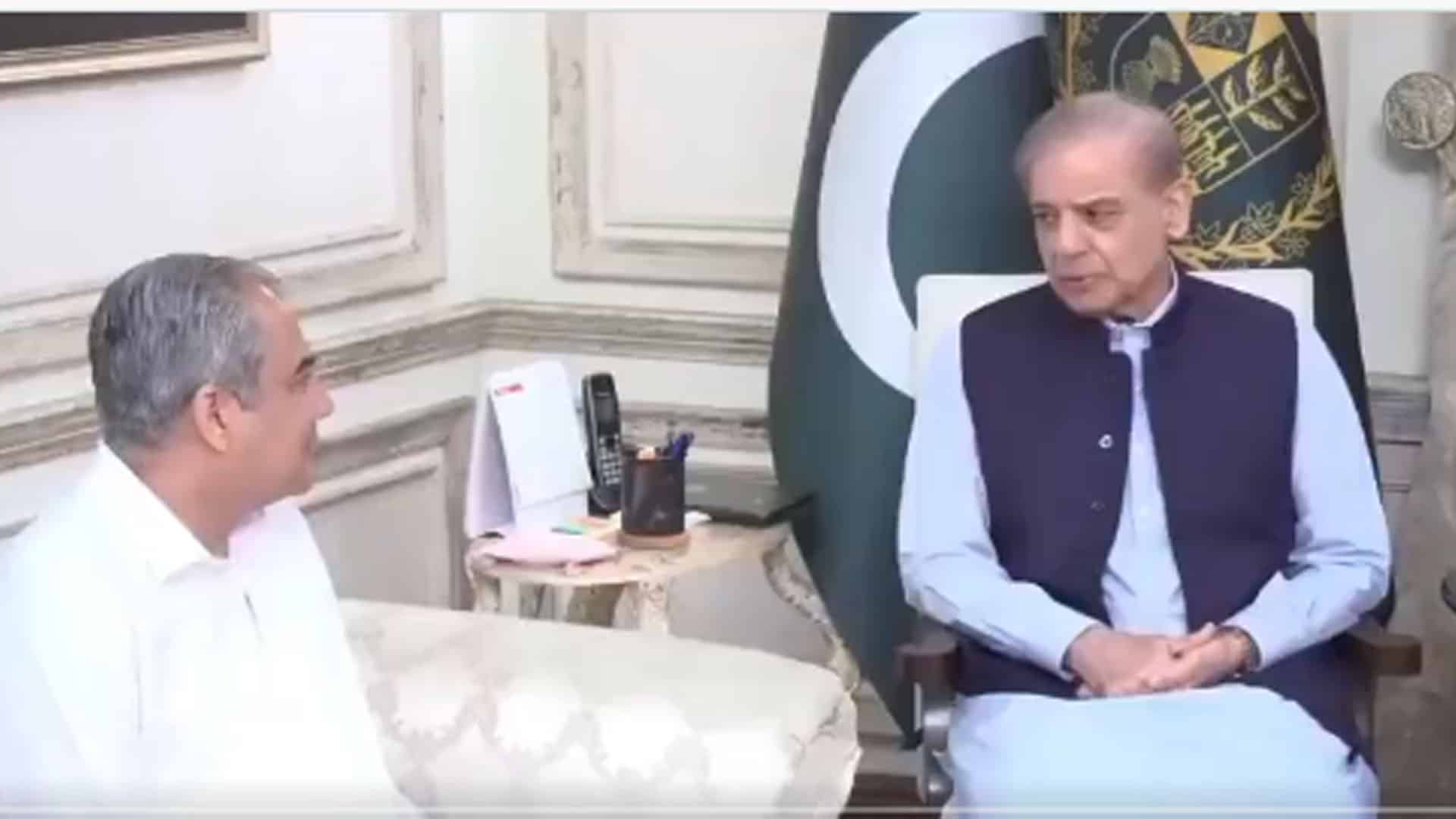 وزیر اعظم شہباز شریف سے محسن نقوی کی ملاقات، سیکیورٹی صورتحال پرتفصیلی تبادلہ خیال