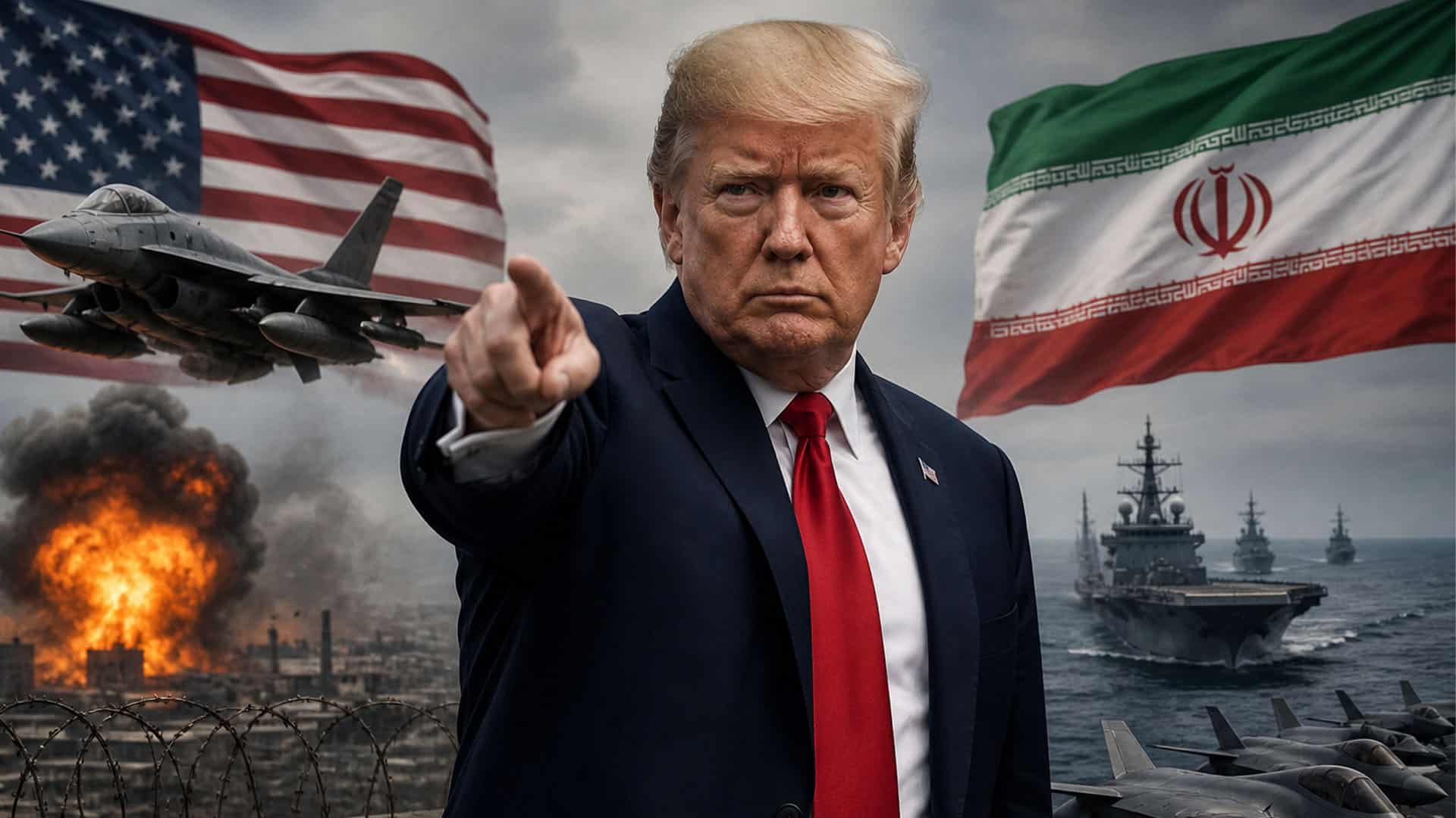 ایران پر دوبارہ حملے کے امکانات موجود ،ہماری ایران کی ناکہ بندی دوستانہ ہے، ٹرمپ