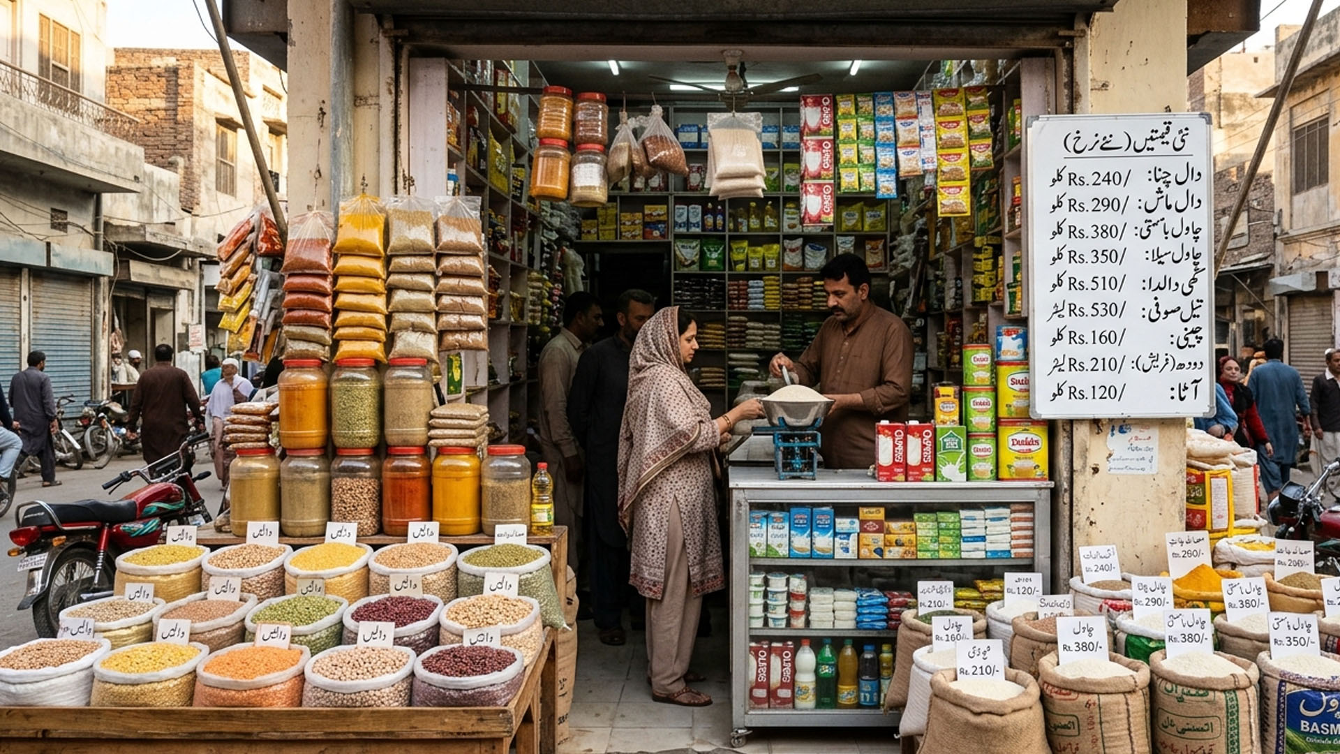 دالوں، چاول اور مصالحہ جات کی نئی سرکاری قیمتیں جاری کر دی گئی ہیں
