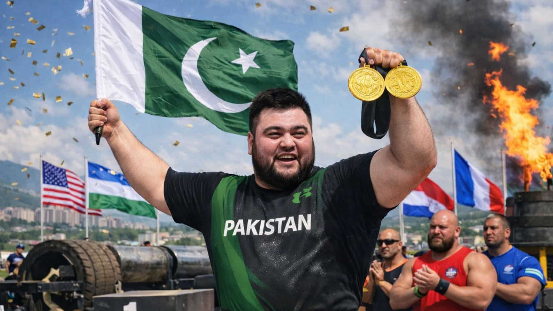 ورلڈ اسٹرونگ مین گیمز، نوح دستگیر بٹ نے پاکستان کا نام دنیا بھر میں روشن کر دیا